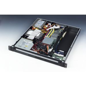Carcasă PC industrial, montare rack 1U,  ATX / uATX, 2 x SATA HDD trays, ACP-1010