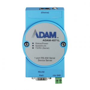 Imagine pentru Descoperiți modul Serial Server ADAM-4571L cu 1 port RS-232.