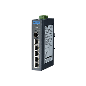 Imagine Switch Ethernet PoE fără management 4FE PoE+1G+1G SFP, EKI-2706E-1GFP