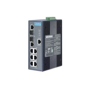 Imagine pentru Switch Ethernet cu management, 6GE+2G Combo, EKI-2748CI