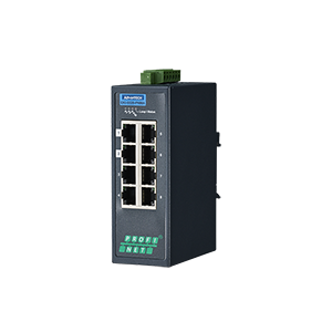 Imagine pentru Switch Ethernet cu management cu suport PROFINET MRP Master, 8FE, EKI-5528-PNMA