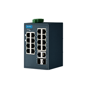 Imagine pentru Switch Ethernet cu management cu suport Modbus/TCP, 16FE+2G Combo, EKI-5626C-MB