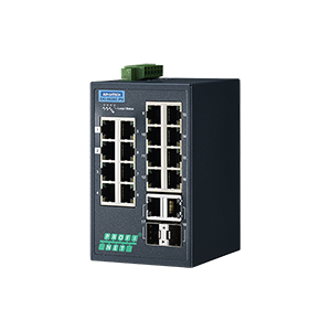 Imagine pentru Switch Ethernet cu management cu suport PROFINET, 16FE+2G Combo, EKI-5626C-PN