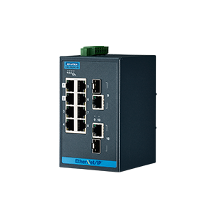 Imagine pentru Switch Ethernet cu management cu suport EtherNet/IP, 8FE+2G Combo, EKI-5629C-EI