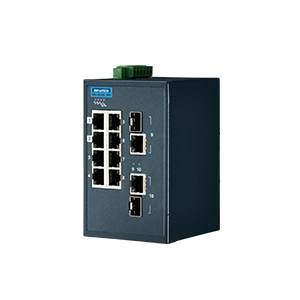 Imagine pentru Switch Ethernet cu management cu suport Modbus/TCP, 8FE+2G Combo, EKI-5629C-MB