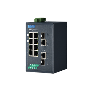 Imagine pentru Switch Ethernet cu management cu suport PROFINET, 8FE+2G Combo, EKI-5629C-PN