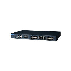 Imagine Switch Ethernet PoE cu management 24GE și 4G Combo, EKI-7428G-4CPI