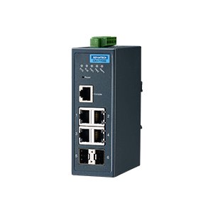 Imagine pentru Switch Ethernet cu management, 4FE+2G SFP, EKI-7706E-2F