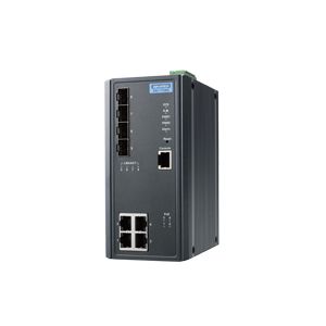 Imagine Switch Ethernet PoE cu management 4FE și 4G SFP, EKI-7708E-4FPI