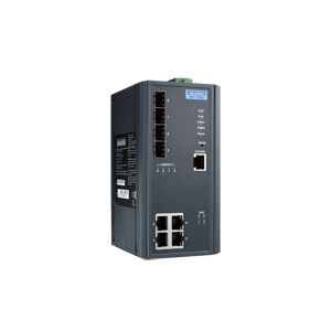 Imagine pentru Switch industrial redundant cu management, 4GE + 2G SFP + 2 VDSL2, EKI-7708G-2FV