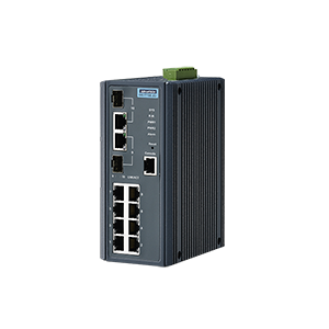 Imagine pentru Switch Ethernet cu management, 8FE+2G Combo, EKI-7710E-2CI