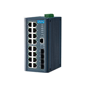 Imagine pentru Switch Ethernet cu management, 16FE+4G SFP, EKI-7720E-4F