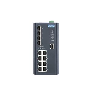 Switch Ethernet cu management, 8GE+4G SFP L3, EKI-9612G-4FI