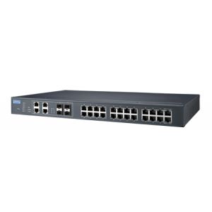 Switch Ethernet cu management, 24GE+4G Combo L3, EKI-9628G-4CI