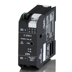 Convertor de tensiune alternativa sau continua cu semnal analogic si comunicatie RS485 Modbus, Z204-1